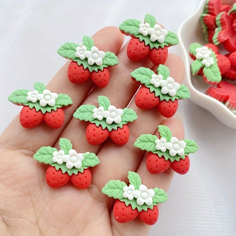 12-pack Cute Resin Dinosaur & Strawberry Charms, 18x23mm - Perfect For Diy Scrapbooking, Phone & Hair Bow Decorations
12-pack Cute Resin Dinosaur & Strawberry Charms, 18x23mm - Perfect For Diy Scrapbooking, Phone & Hair Bow Decorations