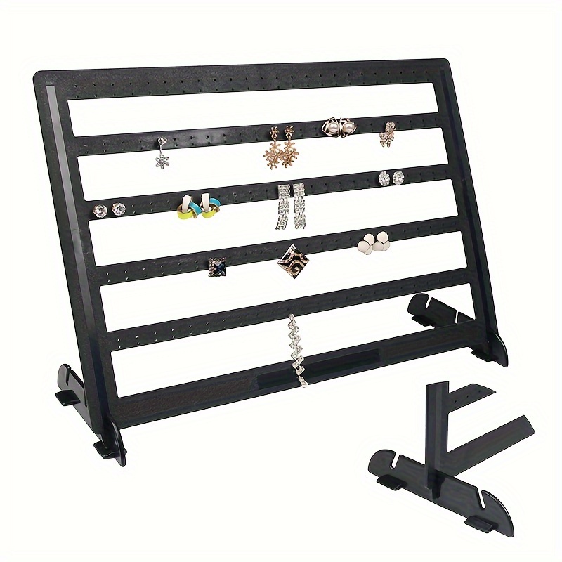 1pc Jewelry Metal Display Rack, Earrings Storage Stand, Household Storage And Organization For Dresser, Bedroom, Bathroom, Office, Desk, Aesthetic Room Decor
1pc Jewelry Metal Display Rack, Earrings Storage Stand, Household Storage And Organization For Dresser, Bedroom, Bathroom, Office, Desk, Aesthetic Room Decor
