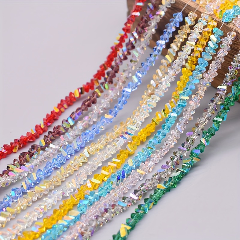 130pcs Irregular Colorful Transparent Glass Beads For Diy Earring Necklace Jewelry Making
130pcs Irregular Colorful Transparent Glass Beads For Diy Earring Necklace Jewelry Making