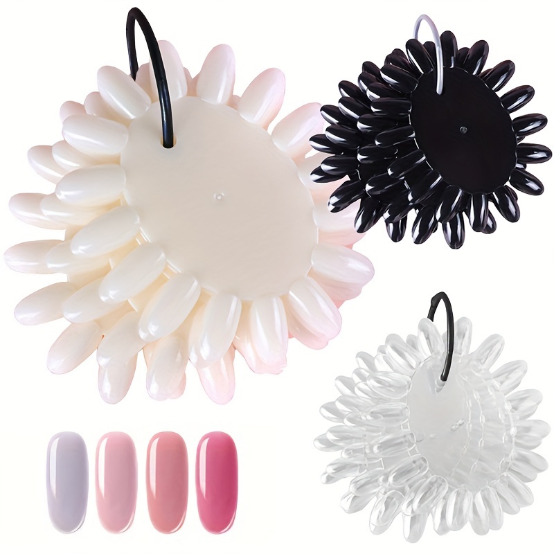 A Color Card Featuring 160 Oval False Nail Tips, Complete With A Ring, Designed For Nail Art Polish Display And Practice, Serving As A Manicure Tool.
A Color Card Featuring 160 Oval False Nail Tips, Complete With A Ring, Designed For Nail Art Polish Display And Practice, Serving As A Manicure Tool.