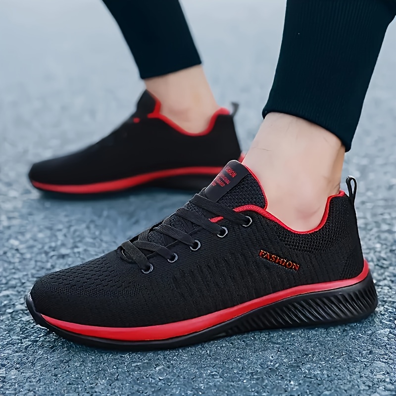 Men's Trendy Solid Colour Woven Knit Breathable Sneakers, Comfy Non Slip Durable Shoes For Men's Outdoor Activities
Men's Trendy Solid Colour Woven Knit Breathable Sneakers, Comfy Non Slip Durable Shoes For Men's Outdoor Activities