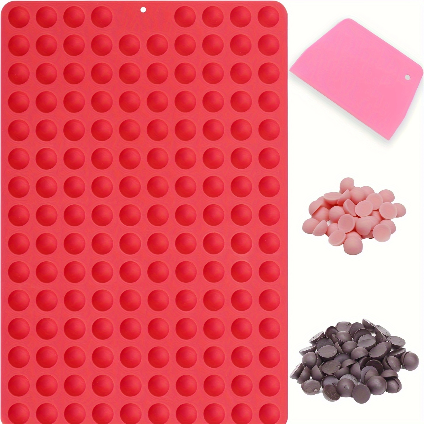 2pcs-mini Round Silicone 1pc-148 Cavities Semi Sphere Chocolate Candy For Baking And Freezing //cookie/dog Decor/
2pcs-mini Round Silicone 1pc-148 Cavities Semi Sphere Chocolate Candy For Baking And Freezing //cookie/dog Decor/