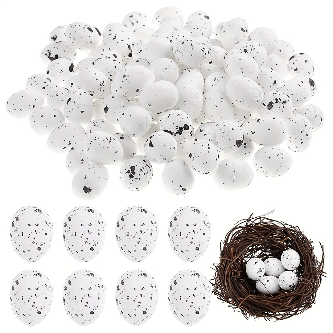A Bulk Set Of 30 Mini Foam Eggs Resembling Bird Eggs, Easter Crafts, Nest Decorations, And Photo Props.
A Bulk Set Of 30 Mini Foam Eggs Resembling Bird Eggs, Easter Crafts, Nest Decorations, And Photo Props.