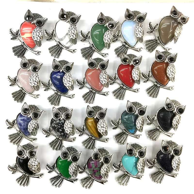 Ensemble de 3 avec Pendentifs Chouette en Pierre Naturelle - Cadeau de Bijoux Unique, Chat, Aléatoire
Ensemble de 3 avec Pendentifs Chouette en Pierre Naturelle - Cadeau de Bijoux Unique, Chat, Aléatoire