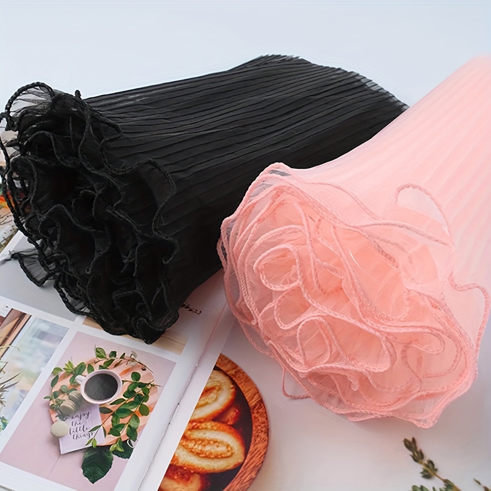 handcrafted" Elegant 157.48" Korean Floral Wrapping Paper - Solid Color Wavy Lace Mesh, Perfect For Valentine's Day, Weddings & Birthdays, Bouquet Decorations, 1pc
handcrafted" Elegant 157.48" Korean Floral Wrapping Paper - Solid Color Wavy Lace Mesh, Perfect For Valentine's Day, Weddings & Birthdays, Bouquet Decorations, 1pc