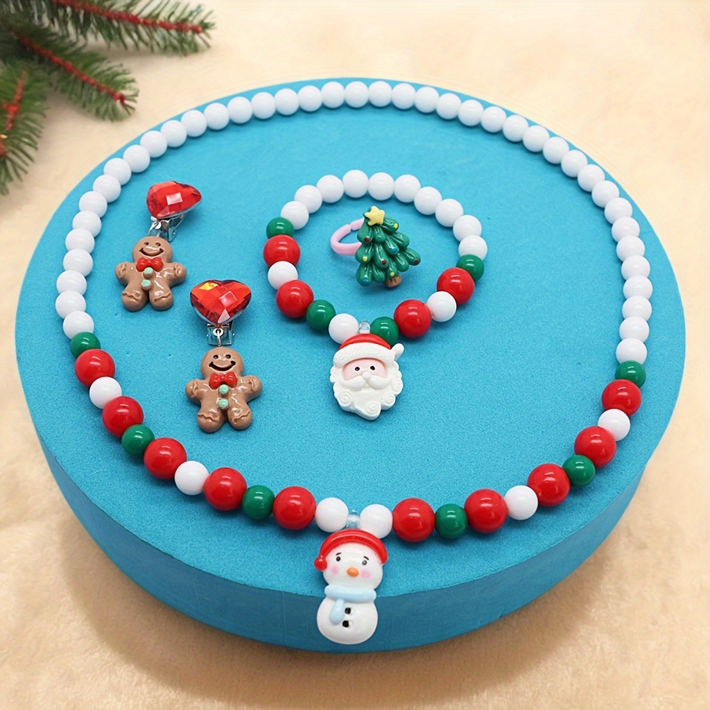 6- Christmas Jewelry Set , & Snowman , Includes Necklace, Bracelet, , Pendant , And Bag For
6- Christmas Jewelry Set , & Snowman , Includes Necklace, Bracelet, , Pendant , And Bag For
