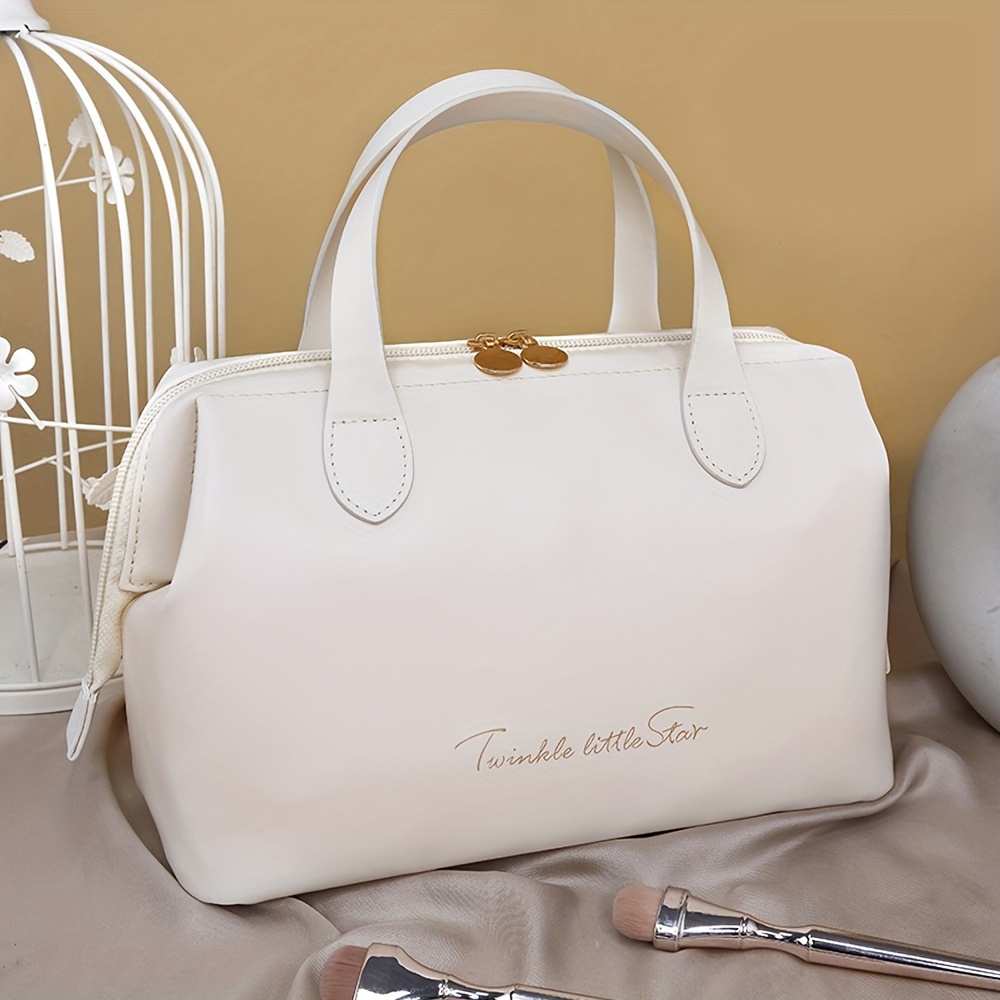 Portable Makeup Organizer Bag Handbag, Portable Cosmetic Bag Large Capacity Toiletry Bag, Suitable For Home Travel Makeup Storage And Toiletry Organization
Portable Makeup Organizer Bag Handbag, Portable Cosmetic Bag Large Capacity Toiletry Bag, Suitable For Home Travel Makeup Storage And Toiletry Organization