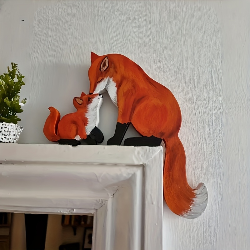 1pc Contemporary Handmade Wooden Fox Door Frame Decor, Creative For Garden, Living Room, Bedroom, Office - -on, No Electricity Needed, Ideal For Christmas, Easter, 's Day, Valentine's Day & More
1pc Contemporary Handmade Wooden Fox Door Frame Decor, Creative For Garden, Living Room, Bedroom, Office - -on, No Electricity Needed, Ideal For Christmas, Easter, 's Day, Valentine's Day & More