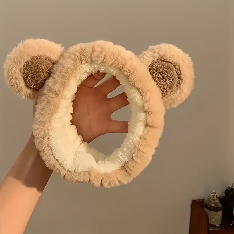 1pc Cute Bear Ear Headband Face Wash Headband Soft Hair Accessories For Washing Face Skincare Spa Wear
1pc Cute Bear Ear Headband Face Wash Headband Soft Hair Accessories For Washing Face Skincare Spa Wear