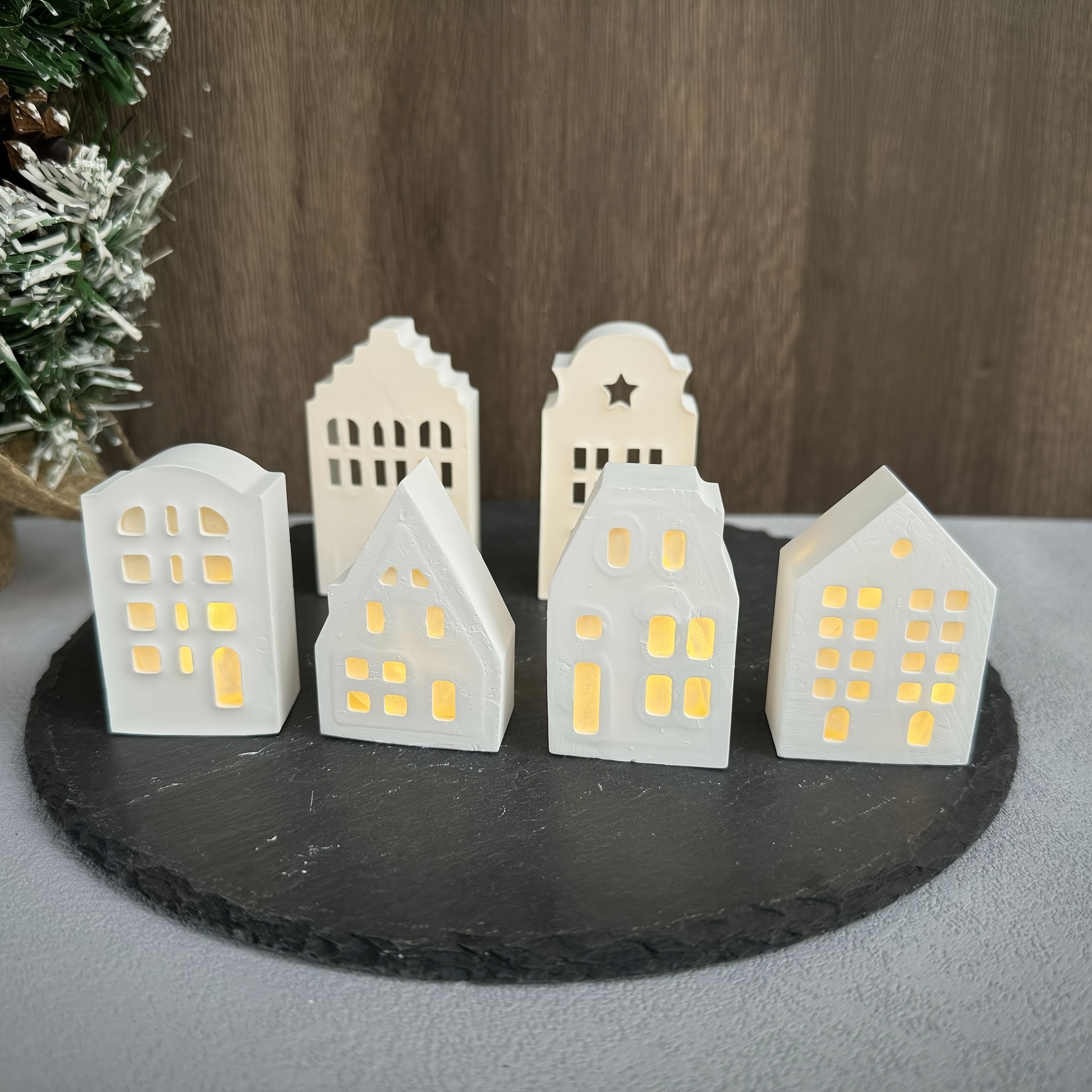 4- Miniature House Silicone Mold For Diy Decorative Lights, Cement & Plaster Crafts - Home Decor Gift, Miniature Silicone Molds
4- Miniature House Silicone Mold For Diy Decorative Lights, Cement & Plaster Crafts - Home Decor Gift, Miniature Silicone Molds