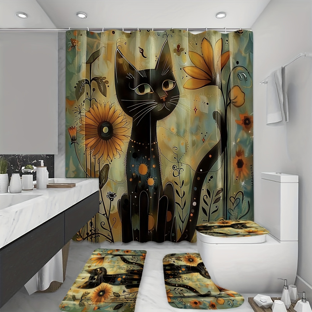 1/4pcs Curtain And Set, Decoration Curtain, Bathroom Mat, Bathroom Curtain, , Bathroom Mat, U-shaped Pad, , 12
1/4pcs Curtain And Set, Decoration Curtain, Bathroom Mat, Bathroom Curtain, , Bathroom Mat, U-shaped Pad, , 12