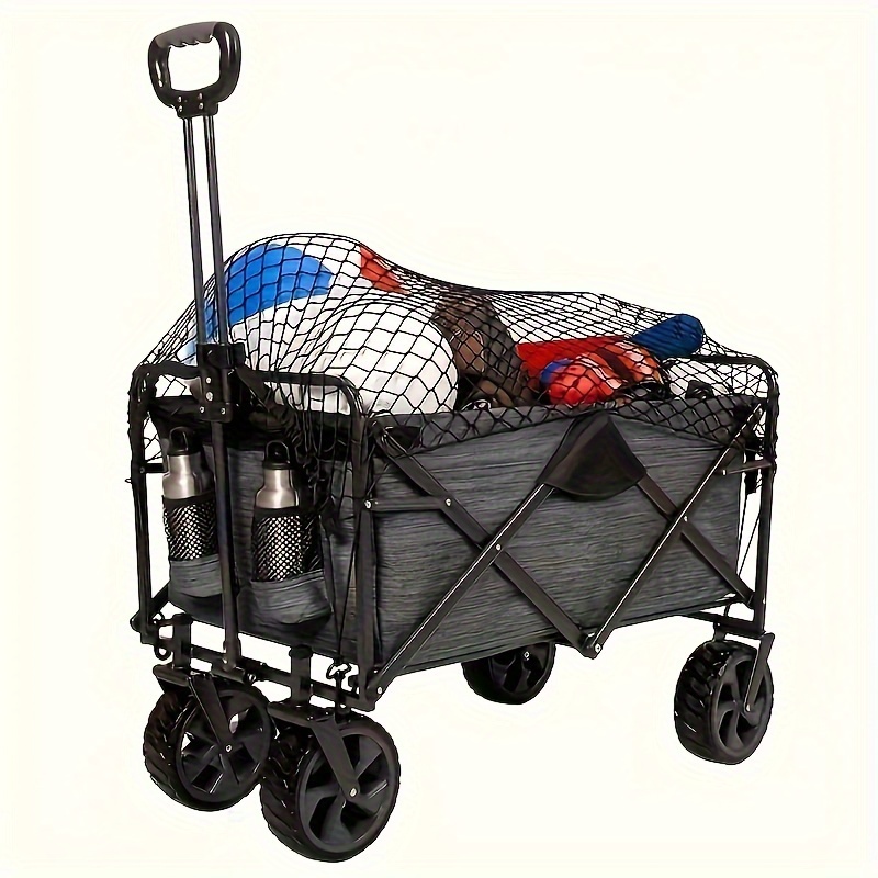 

1pc Utility Wagon Net, Wagon Cargo Net, Wagon Parts Cargo Net, Heavy Duty Nylon Net For Garden Cart, Folding Trolley, Cart