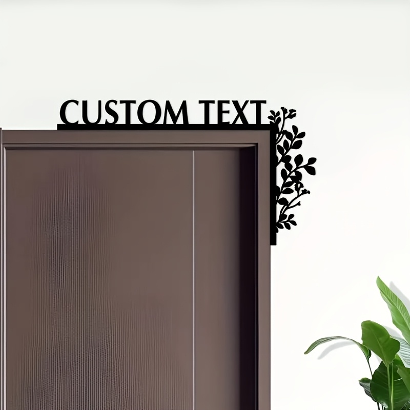 Custom Metal Flower Door Frame Decor With Personalized Name Wall Art - 11.8" Hanging Sign For Bedroom, Living Room, Kitchen - Decor Gift
Custom Metal Flower Door Frame Decor With Personalized Name Wall Art - 11.8" Hanging Sign For Bedroom, Living Room, Kitchen - Decor Gift