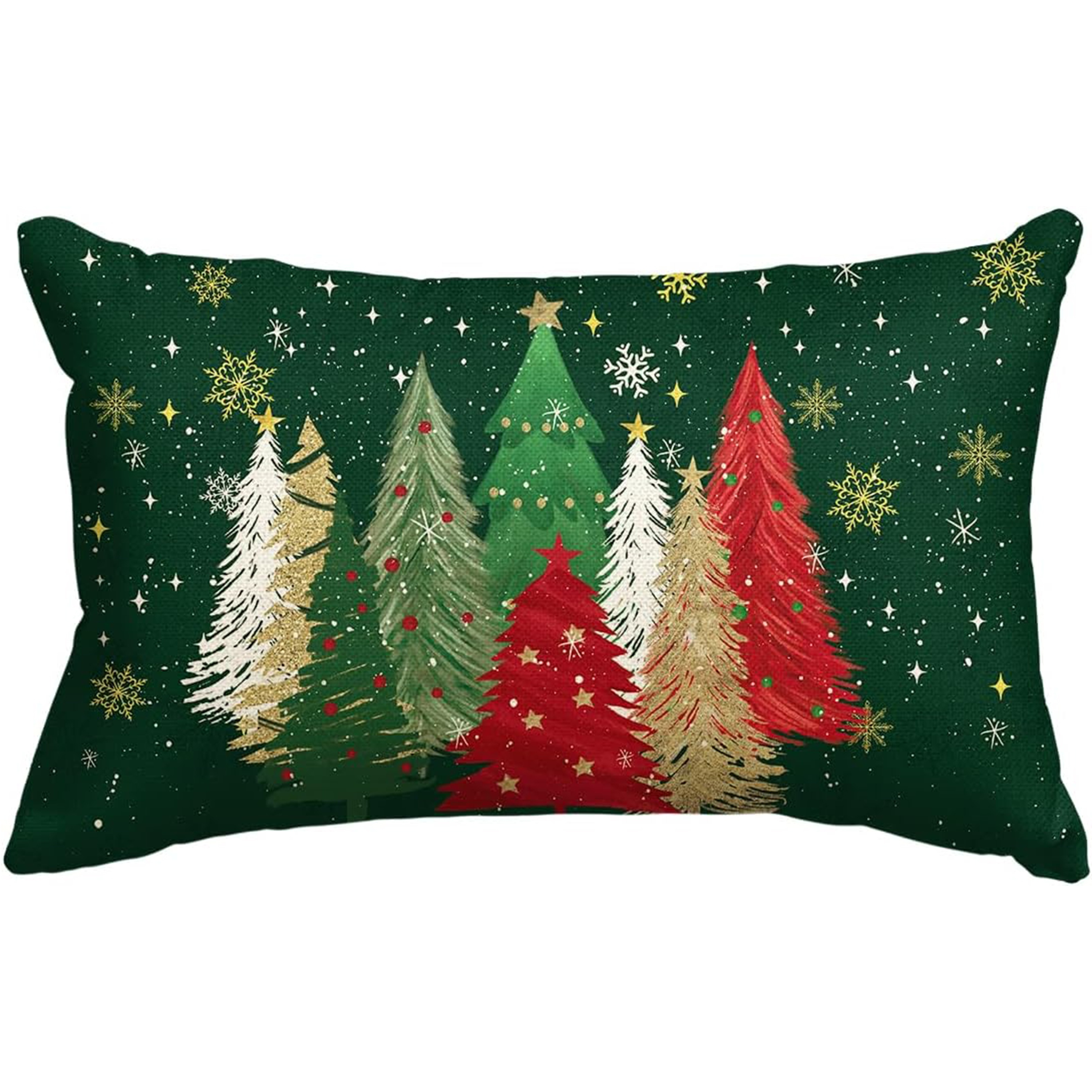 Christmas Tree Throw Pillow Cover, 12x20 Inch, Linen With Zipper For Home Decor, Sofa, Couch - Contemporary Style, Machine Washable - , 1pc
Christmas Tree Throw Pillow Cover, 12x20 Inch, Linen With Zipper For Home Decor, Sofa, Couch - Contemporary Style, Machine Washable - , 1pc