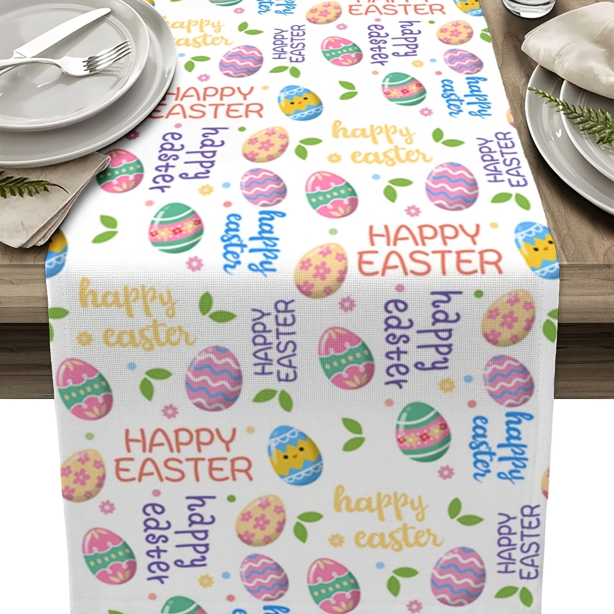 1pc Linen Table Runner - Woven Rectangular Table Cloth With Watercolor Design For Dining Room, Kitchen, Wedding, Indoor & Outdoor Home Party Decor, 13x48/13x72/13x108 Inch
1pc Linen Table Runner - Woven Rectangular Table Cloth With Watercolor Design For Dining Room, Kitchen, Wedding, Indoor & Outdoor Home Party Decor, 13x48/13x72/13x108 Inch