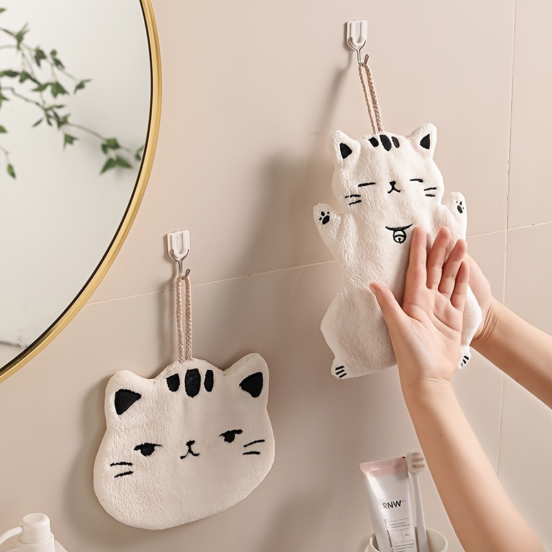 2pcs Cute Towels - Quick Dry, Ultra Soft Polyester, Easy Clean With Hanging Design For , Absorbent
2pcs Cute Towels - Quick Dry, Ultra Soft Polyester, Easy Clean With Hanging Design For , Absorbent