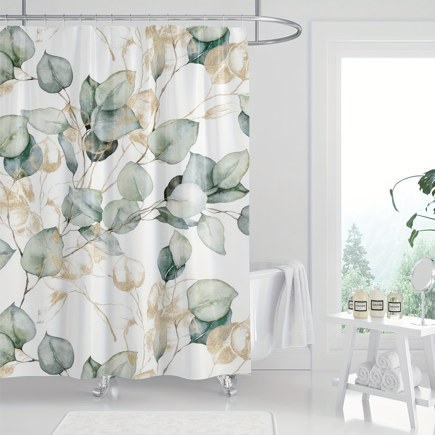Vibrant - Print Shower Curtain With Hooks - Waterproof, Machine Washable Polyester Bathroom Decor
Vibrant - Print Shower Curtain With Hooks - Waterproof, Machine Washable Polyester Bathroom Decor