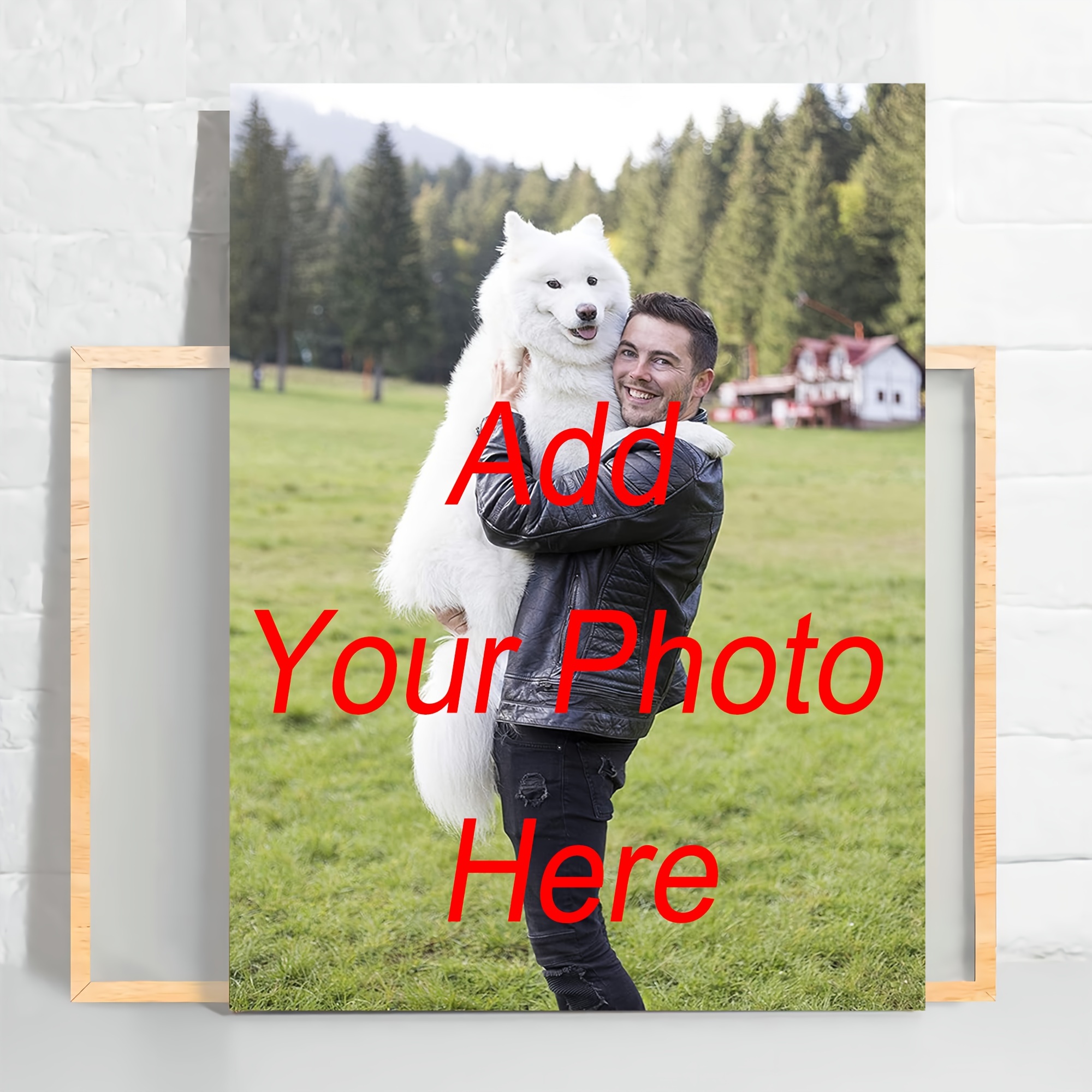 Personalized 11.8x15.7" Wooden Framed Canvas Print - Custom Photo Wall Art For Home & Office Decor, Perfect Gift For Family, Friends, Pets
Personalized 11.8x15.7" Wooden Framed Canvas Print - Custom Photo Wall Art For Home & Office Decor, Perfect Gift For Family, Friends, Pets
