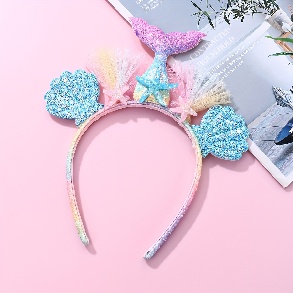 Mermaid Tail Headband For Women - Cute Fabric Hair Accessory With Design, Parties & Cosplay
Mermaid Tail Headband For Women - Cute Fabric Hair Accessory With Design, Parties & Cosplay