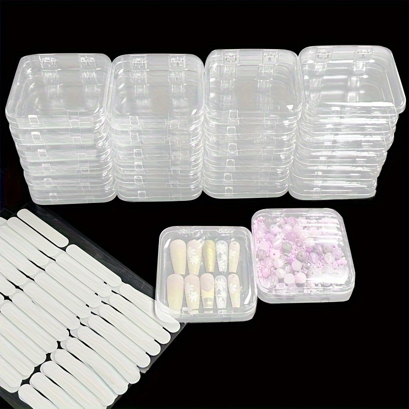 10pcs Contemporary Plastic Press-on Nail Storage Boxes With Window-view, Acrylic False Nail Display Holder For Nail Salon Accessories
10pcs Contemporary Plastic Press-on Nail Storage Boxes With Window-view, Acrylic False Nail Display Holder For Nail Salon Accessories