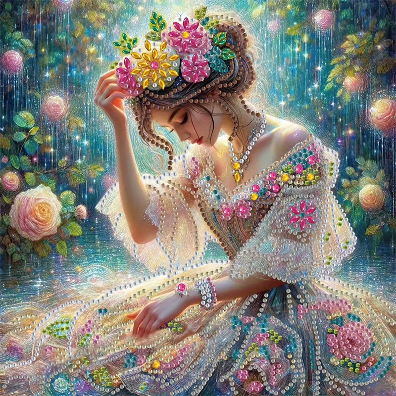 Flower Beauty Diamond Art Painting, Full Irregular Diamond Art, Decorative Wall Art Hanging Painting Home Decoration Valentine's Day Gifts, Decorative Craft Wall Art For Home Wall Decor Gifts
Flower Beauty Diamond Art Painting, Full Irregular Diamond Art, Decorative Wall Art Hanging Painting Home Decoration Valentine's Day Gifts, Decorative Craft Wall Art For Home Wall Decor Gifts