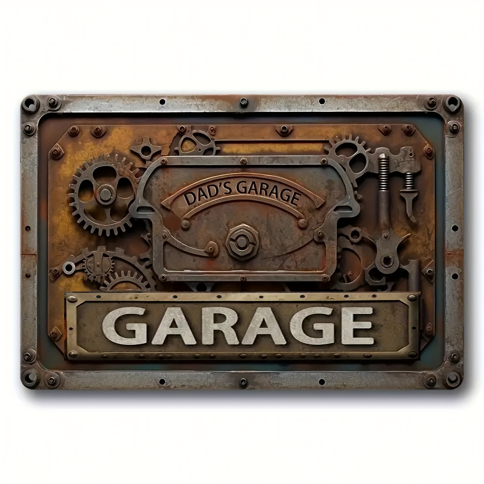 1pc, Panneau métallique vintage , style mécanique industriel rétro, décoration murale artisanale antique, cadeau idéal pour papa, pour , la ferme, le porche, , utilisation en extérieur
1pc, Panneau métallique vintage , style mécanique industriel rétro, décoration murale artisanale antique, cadeau idéal pour papa, pour , la ferme, le porche, , utilisation en extérieur