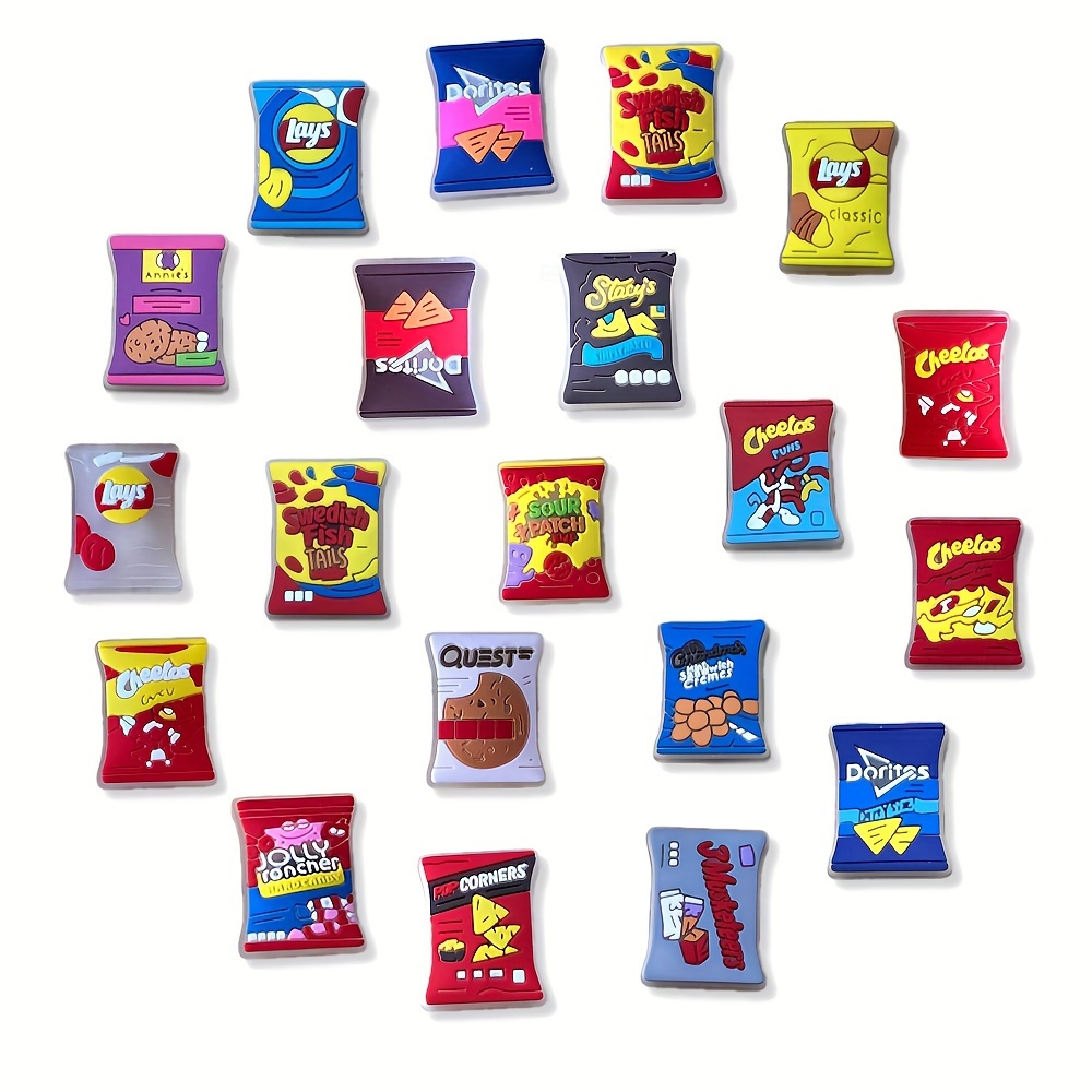 20pcs Shoe Charms Set, Snack-themed Plastic Shoe Decorations, Fun Food Potato , Diy Shoe Accessories For Unisex Fashion
20pcs Shoe Charms Set, Snack-themed Plastic Shoe Decorations, Fun Food Potato , Diy Shoe Accessories For Unisex Fashion