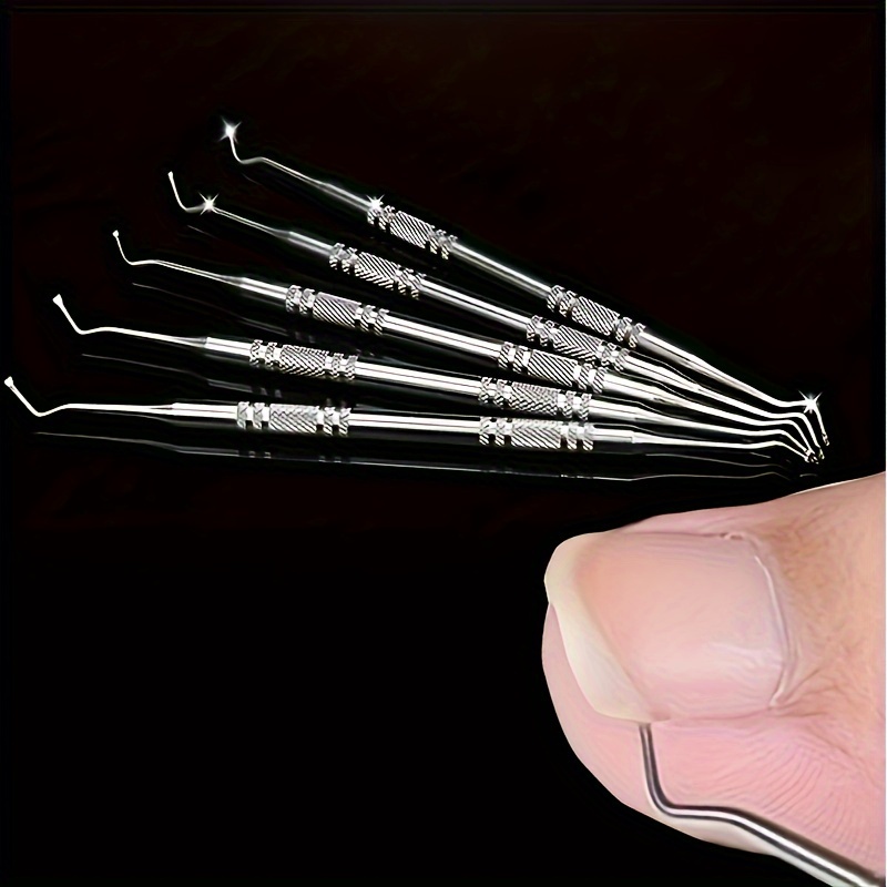 Professional Ingrown Toenail Care Kit: Dual-ended Lifter & File Set For Perfect Nails - Fragrance-free, Ideal For Hands & Feet
Professional Ingrown Toenail Care Kit: Dual-ended Lifter & File Set For Perfect Nails - Fragrance-free, Ideal For Hands & Feet