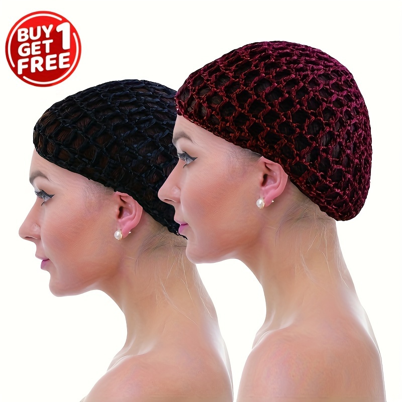 2pcs Buy 1 Get 1 Free Women’s Soft Rayon Crochet Knit Cap - Stretchy Sleeping Bun Hat, , Lightweight & Breathable For Long & Curly Hair
2pcs Buy 1 Get 1 Free Women’s Soft Rayon Crochet Knit Cap - Stretchy Sleeping Bun Hat, , Lightweight & Breathable For Long & Curly Hair