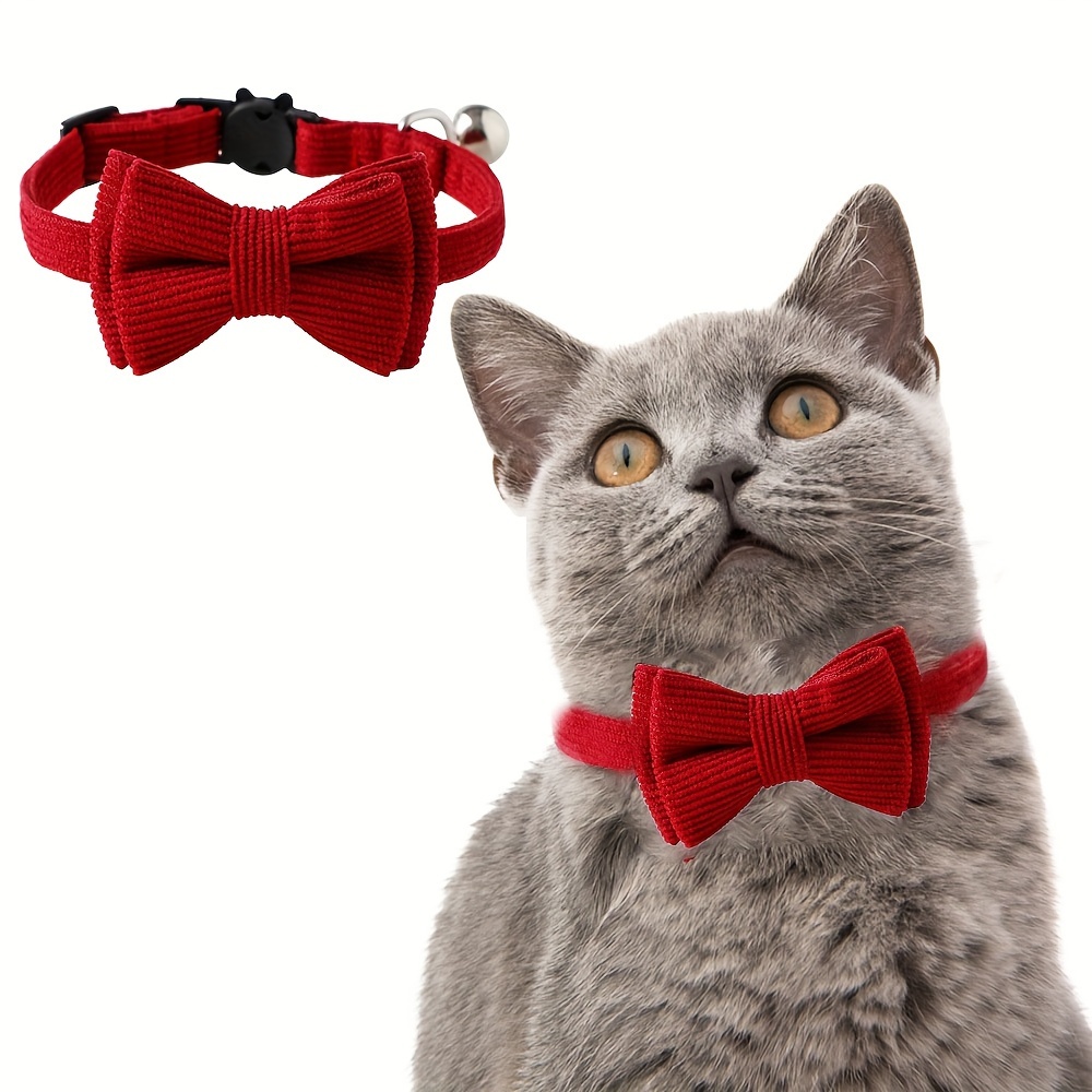 Adjustable Red Bow Tie Pet Collar - Detachable, Accessory For Cats & Small Dogs, Valentine's Day & Christmas Gifts
Adjustable Red Bow Tie Pet Collar - Detachable, Accessory For Cats & Small Dogs, Valentine's Day & Christmas Gifts