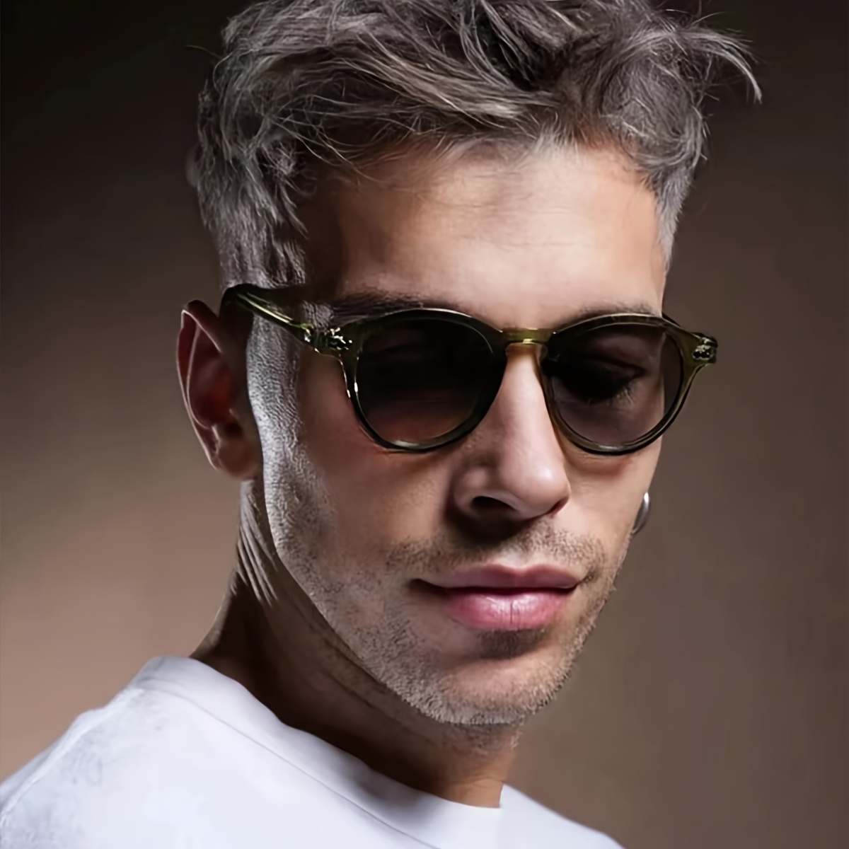 Men's Stylish Round Frame Fashion Glasses - Casual, Casual Attire With Durable Pc Lenses
Men's Stylish Round Frame Fashion Glasses - Casual, Casual Attire With Durable Pc Lenses