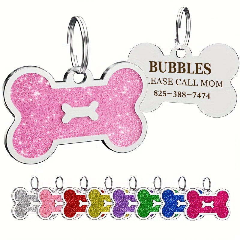 Personalized Pet Id Pendant Tags, Custom Dog Name Tags Bone Shape Pendant, Engraved Customized Cat Tags, Dog Id Pendant For Pet Collars, Nice Pet Accessories
Personalized Pet Id Pendant Tags, Custom Dog Name Tags Bone Shape Pendant, Engraved Customized Cat Tags, Dog Id Pendant For Pet Collars, Nice Pet Accessories