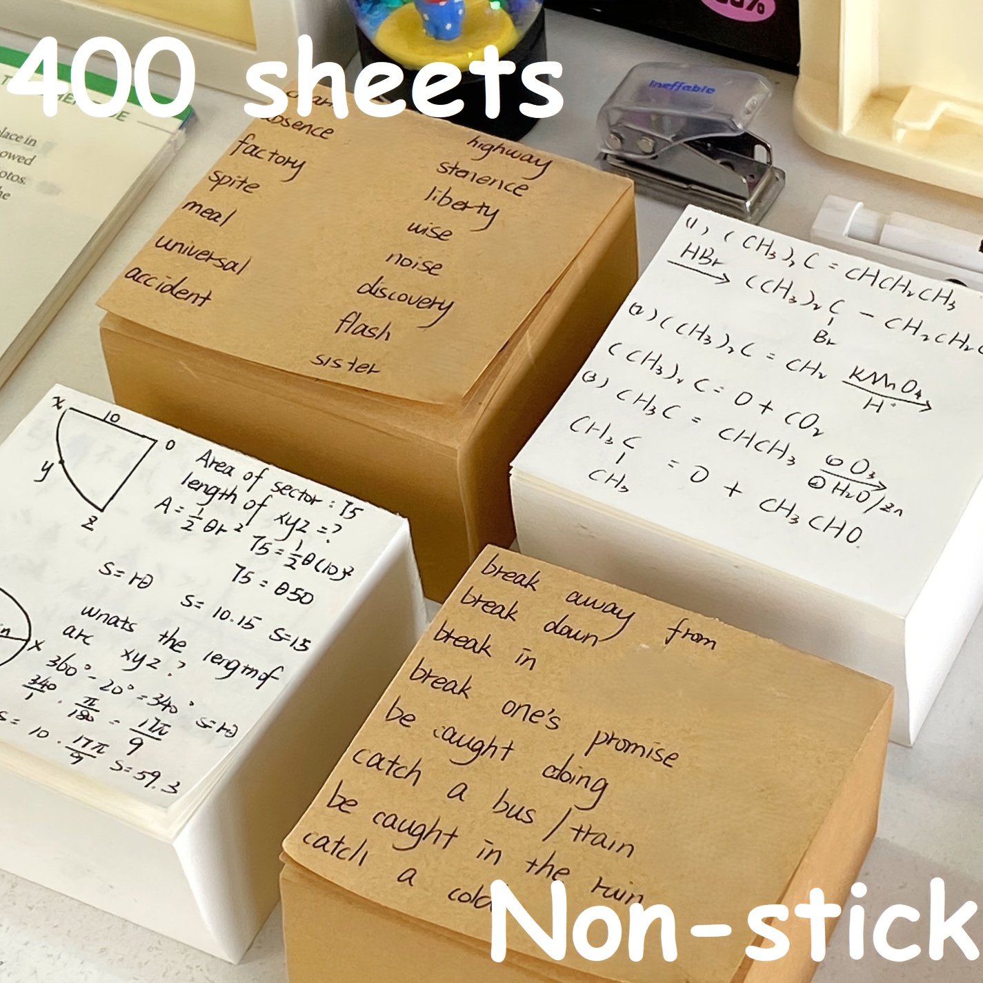 400 Pages, Notes Square Convenience Notebook (2.95'' X 2.95''), Ultra-thick Small Square Memo Pad With Blank Minimalist Wood Draft Paper, Practical Stationery For Office And School.
400 Pages, Notes Square Convenience Notebook (2.95'' X 2.95''), Ultra-thick Small Square Memo Pad With Blank Minimalist Wood Draft Paper, Practical Stationery For Office And School.