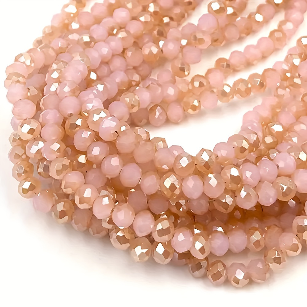 Eleanbeads Artificial Crystal Beads, High Quality Ab Coated Pink Loose Spacer Beads For Making, Bracelet Accessories, Assorted Sizes 4mm, 6mm, 8mm - Bulk Pack
Eleanbeads Artificial Crystal Beads, High Quality Ab Coated Pink Loose Spacer Beads For Making, Bracelet Accessories, Assorted Sizes 4mm, 6mm, 8mm - Bulk Pack