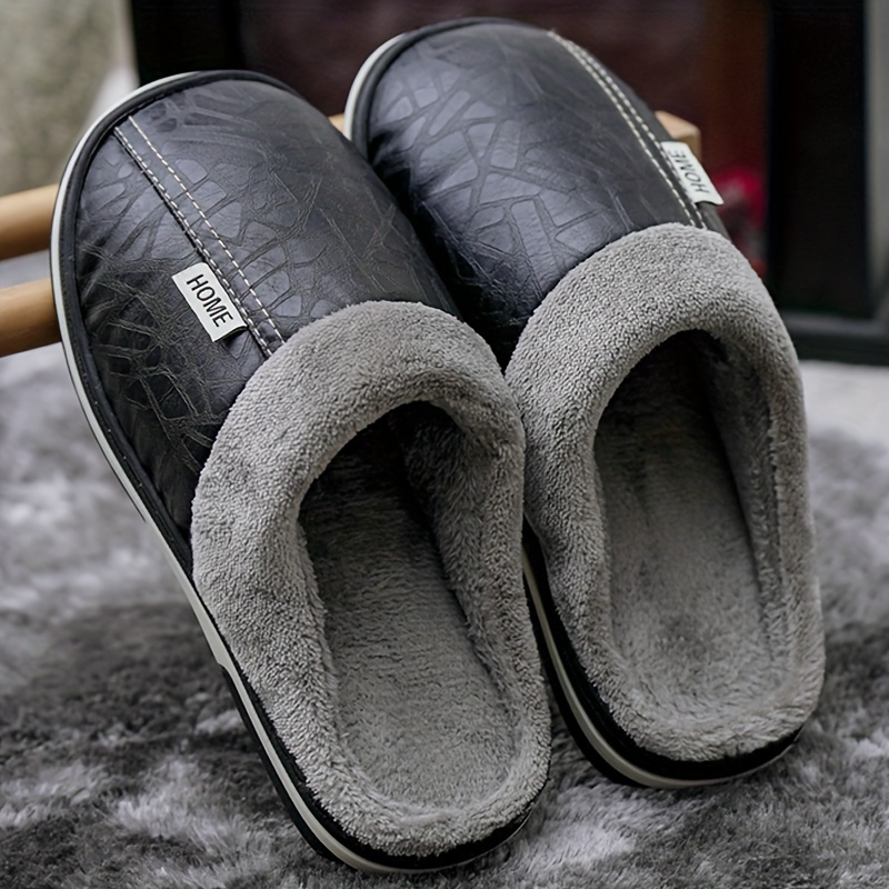 1 Pair Men's Plus Size Indoor Slippers - Waterproof, Soft, Comfortable Winter Couple's Home Shoes, , Solid Pattern, Round Toe, Upper, Fabric , Tpu Sole, For Daily And Casual Indoor Use
1 Pair Men's Plus Size Indoor Slippers - Waterproof, Soft, Comfortable Winter Couple's Home Shoes, , Solid Pattern, Round Toe, Upper, Fabric , Tpu Sole, For Daily And Casual Indoor Use