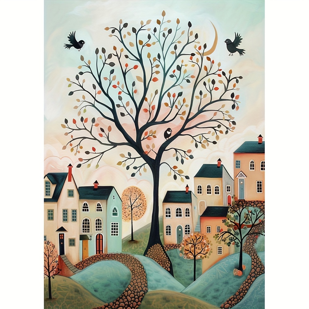 1pc Large Size 30x40cm/11.8x15.7in Without Frame Diy 5d Artificial Diamond Art Painting Beautiful Tree, Full Rhinestone Painting, Diamond Art Embroidery Kits, Handmade Home Room Office Wall Decor
1pc Large Size 30x40cm/11.8x15.7in Without Frame Diy 5d Artificial Diamond Art Painting Beautiful Tree, Full Rhinestone Painting, Diamond Art Embroidery Kits, Handmade Home Room Office Wall Decor