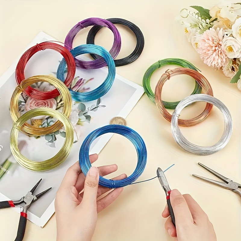 Fil d'Aluminium Coloré, Épaisseur de 0.8mm, Rouleau de 31.5in - Fil Métallique Flexible pour Sculpture DIY et Artisanat, Décorations et Artistiques en Métal, 5m, Fleurs en Métal
Fil d'Aluminium Coloré, Épaisseur de 0.8mm, Rouleau de 31.5in - Fil Métallique Flexible pour Sculpture DIY et Artisanat, Décorations et Artistiques en Métal, 5m, Fleurs en Métal