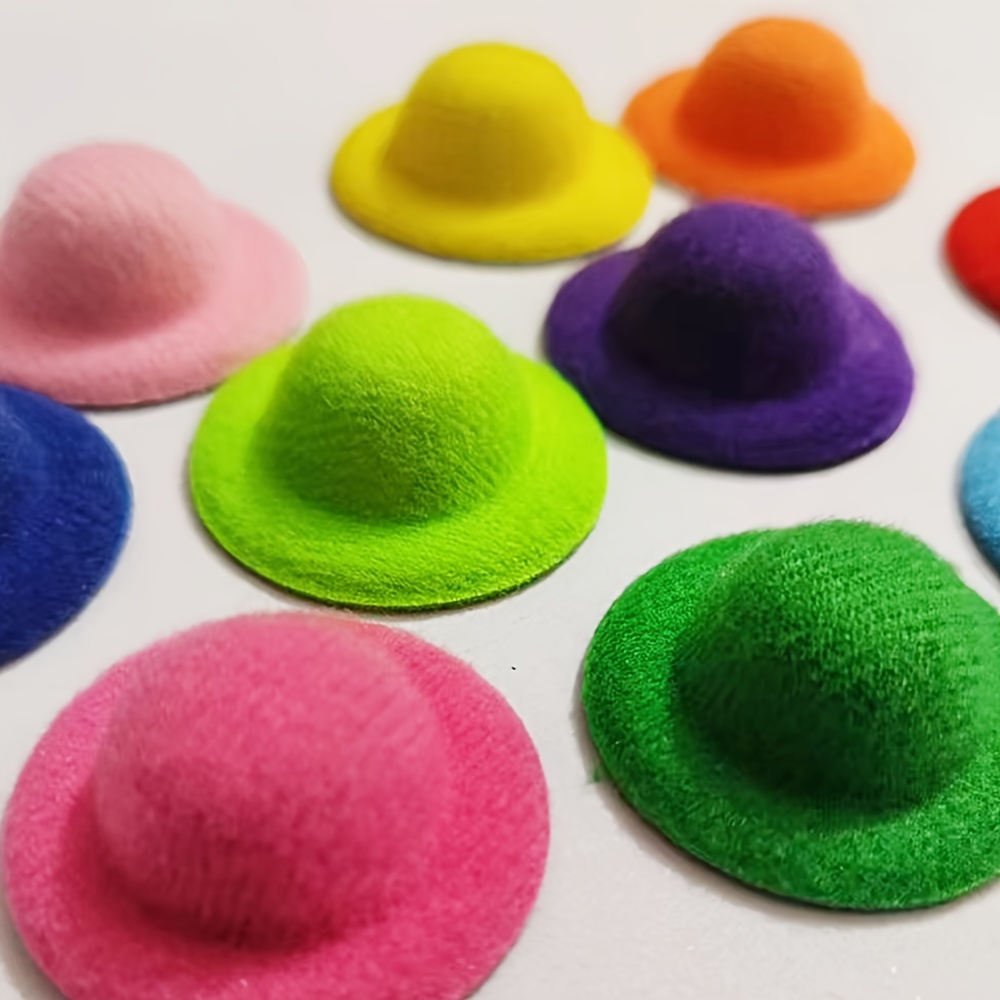 5pcs Set Of Mini Hats In Assorted Colors - Polyester Fabric Charms For , Shoes & Watch Accessories
5pcs Set Of Mini Hats In Assorted Colors - Polyester Fabric Charms For , Shoes & Watch Accessories