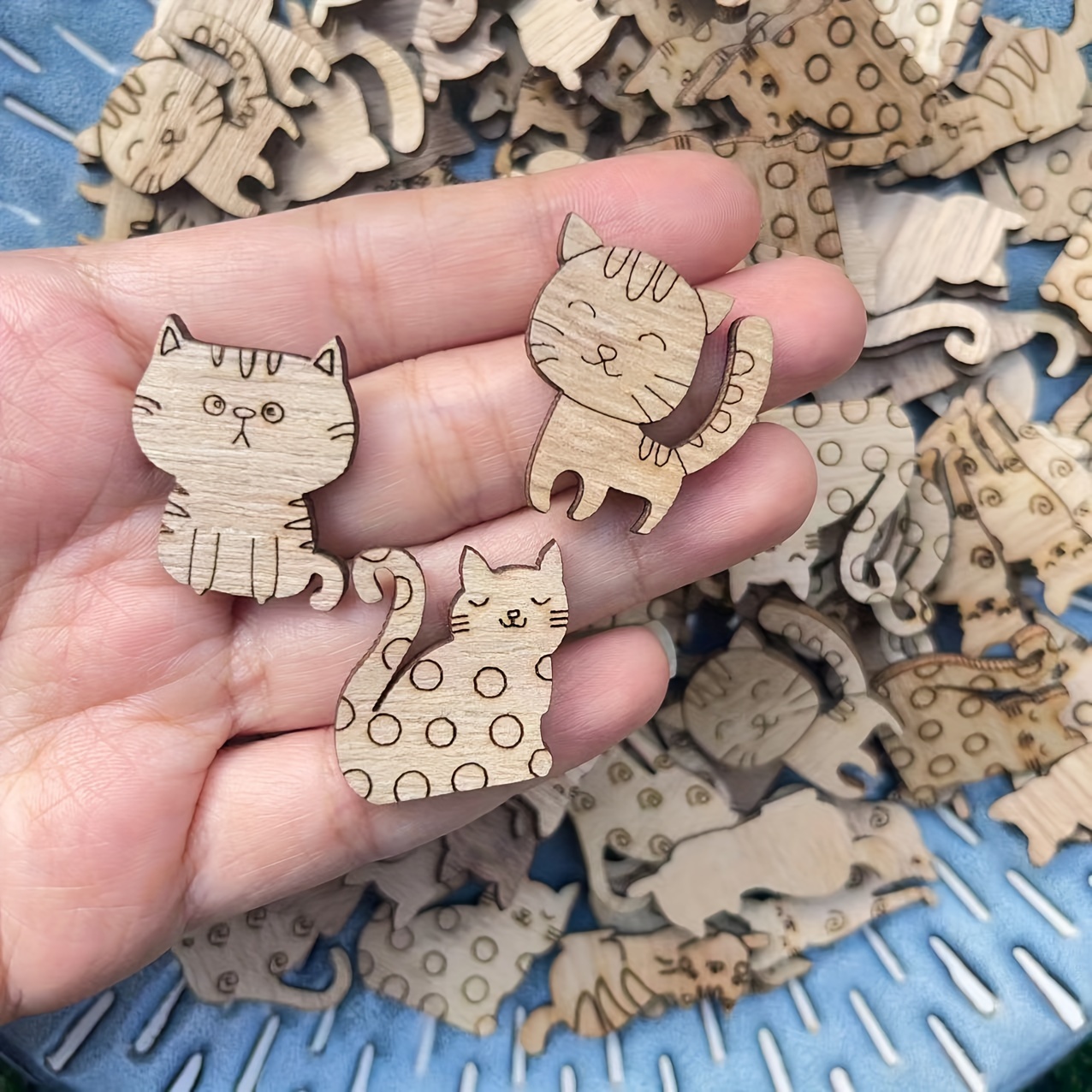 20pcs Kitten Wooden Ornaments - Diy Paintable & Graffiti-ready, Holiday Decor, Party Favors &
20pcs Kitten Wooden Ornaments - Diy Paintable & Graffiti-ready, Holiday Decor, Party Favors &