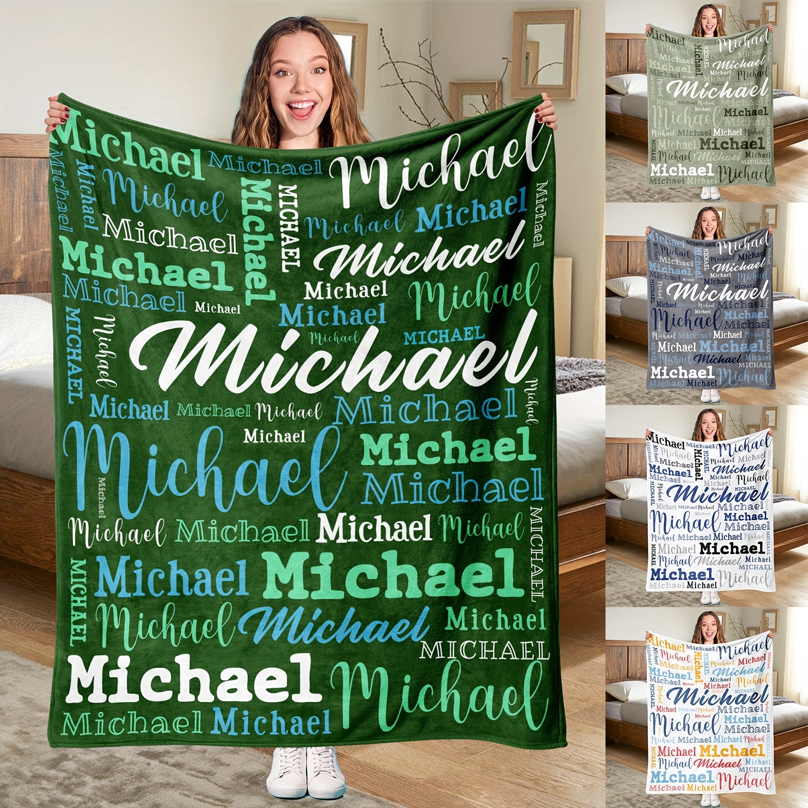Personalized Soft Flannel Throw Blanket - Custom Name, & Cozy For Couch, Bed, Office, And Outdoors - Ideal Gift
Personalized Soft Flannel Throw Blanket - Custom Name, & Cozy For Couch, Bed, Office, And Outdoors - Ideal Gift