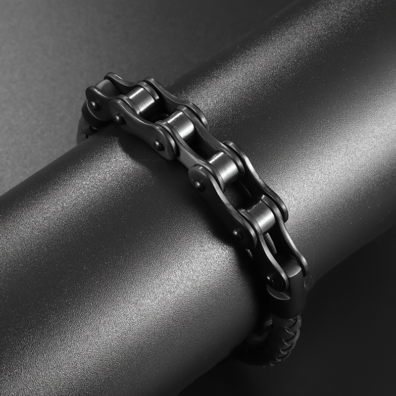 1pc Bicycle Chain Bracelet Bicycle Motorcycle Punk Rock Leather Men Women Fashion Bracelet Jewelry
1pc Bicycle Chain Bracelet Bicycle Motorcycle Punk Rock Leather Men Women Fashion Bracelet Jewelry