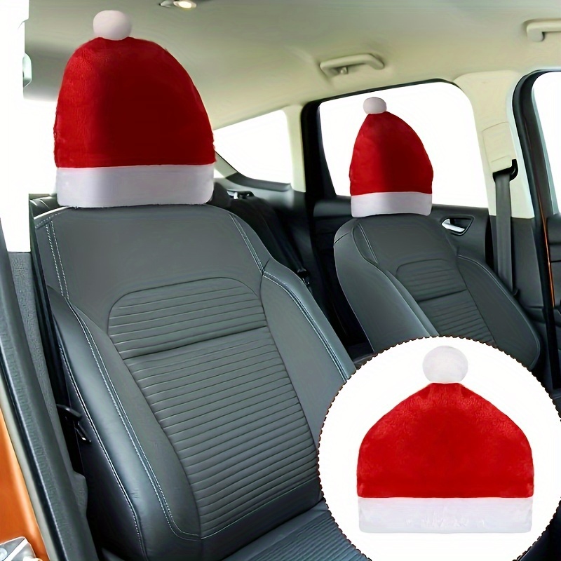 3pcs Christmas Car Seat Covers With Hat Design - Felt Decorative Accessories For Holiday Vehicle Interior
3pcs Christmas Car Seat Covers With Hat Design - Felt Decorative Accessories For Holiday Vehicle Interior