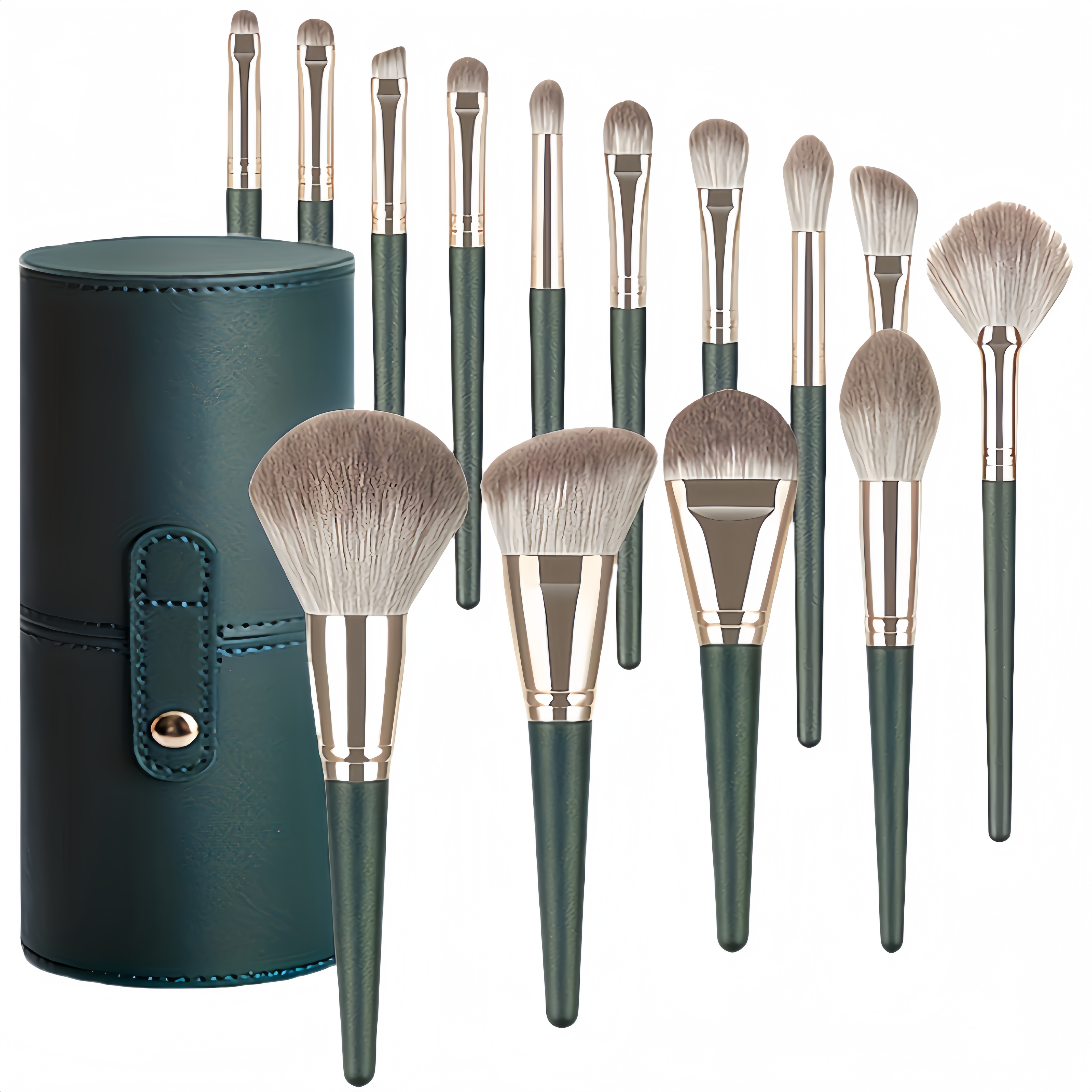 14pcs Hypoallergenic Set Bristles , Abs - Includes Foundation, Powder, Blush, Eye , , Concealer Brushes &
14pcs Hypoallergenic Set Bristles , Abs - Includes Foundation, Powder, Blush, Eye , , Concealer Brushes &
