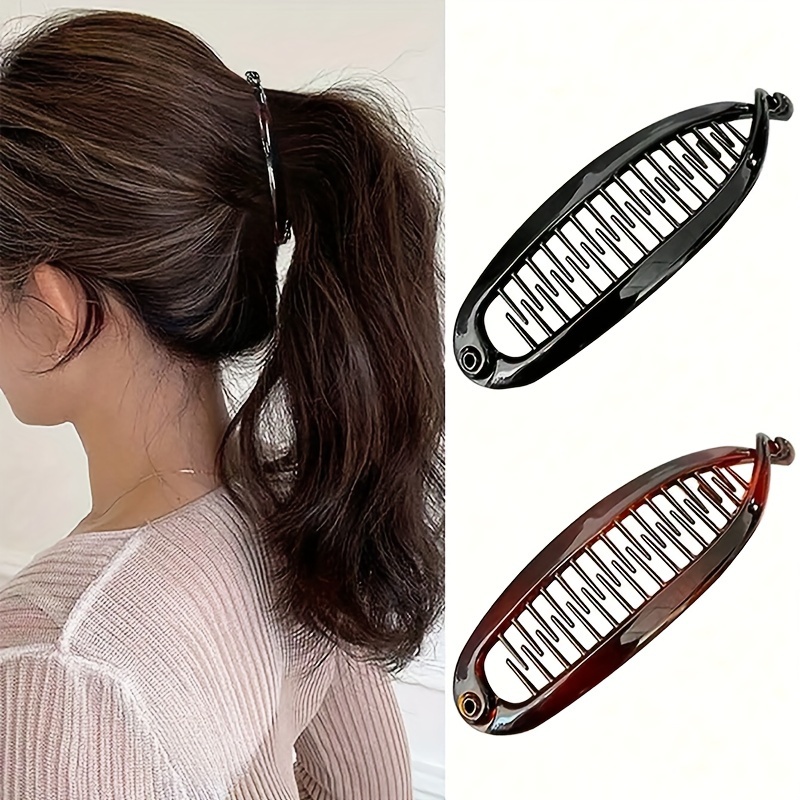 1pc Elegant Leopard Print Banana Clip, Large Volume Plastic French Ponytail Holder, High Top Hair Accessory For Women, Easter Festival Suitable, Single Piece
1pc Elegant Leopard Print Banana Clip, Large Volume Plastic French Ponytail Holder, High Top Hair Accessory For Women, Easter Festival Suitable, Single Piece