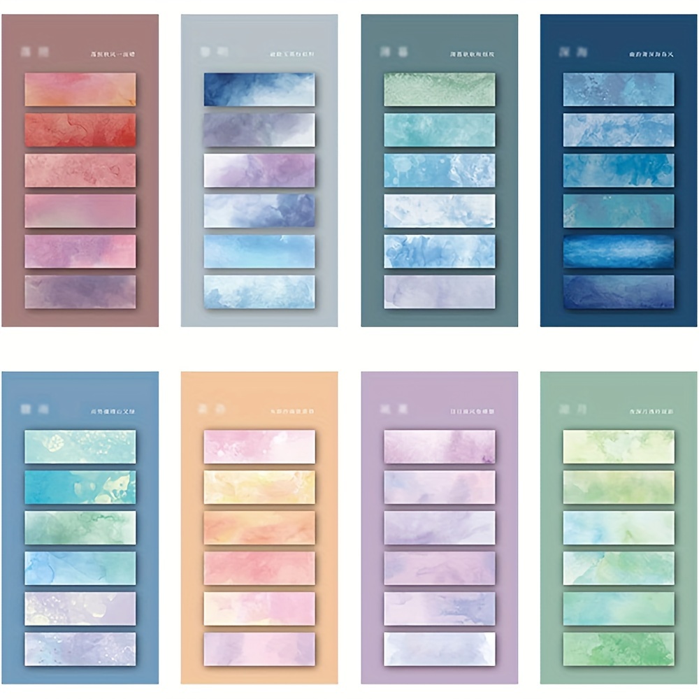 960 Horizontal Notes, Pastel Ribbon Index Tabs For Annotating Books, Multifunctional And Tabs, Book Tabs For Page , Pack Of 8
960 Horizontal Notes, Pastel Ribbon Index Tabs For Annotating Books, Multifunctional And Tabs, Book Tabs For Page , Pack Of 8