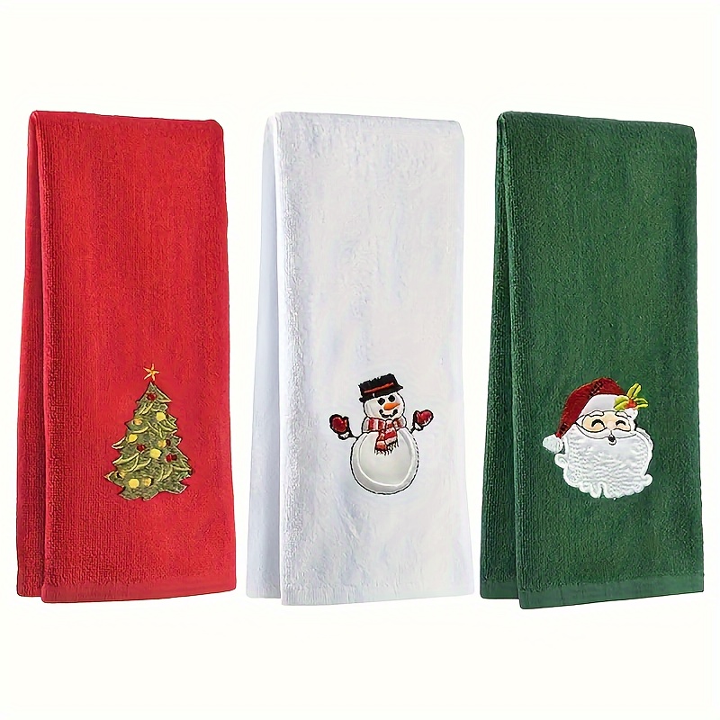 3pcs Christmas Towel Set - , , And Dish Towels And Bathroom Dishcloths For Decorations, Housewarming , And Use
3pcs Christmas Towel Set - , , And Dish Towels And Bathroom Dishcloths For Decorations, Housewarming , And Use