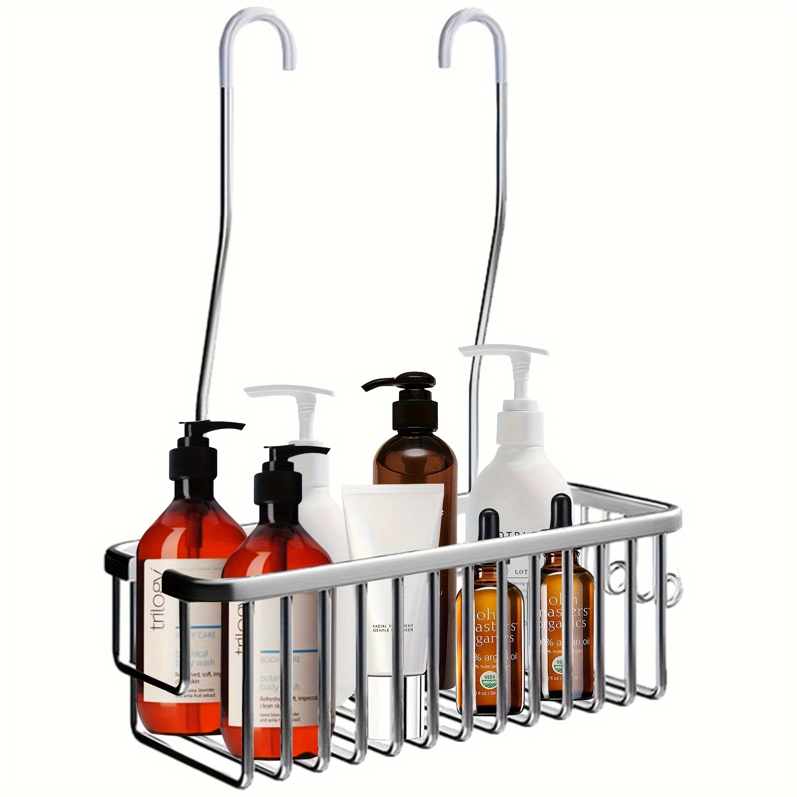 Stainless Steel Shower Caddy - Wall-mounted Bathroom Organizer With , 3 Shelves For Shampoo, Body - Space-saving Storage Solution For Home Bathrooms, Bathroom Organizers And Storage, Shelves
Stainless Steel Shower Caddy - Wall-mounted Bathroom Organizer With , 3 Shelves For Shampoo, Body - Space-saving Storage Solution For Home Bathrooms, Bathroom Organizers And Storage, Shelves