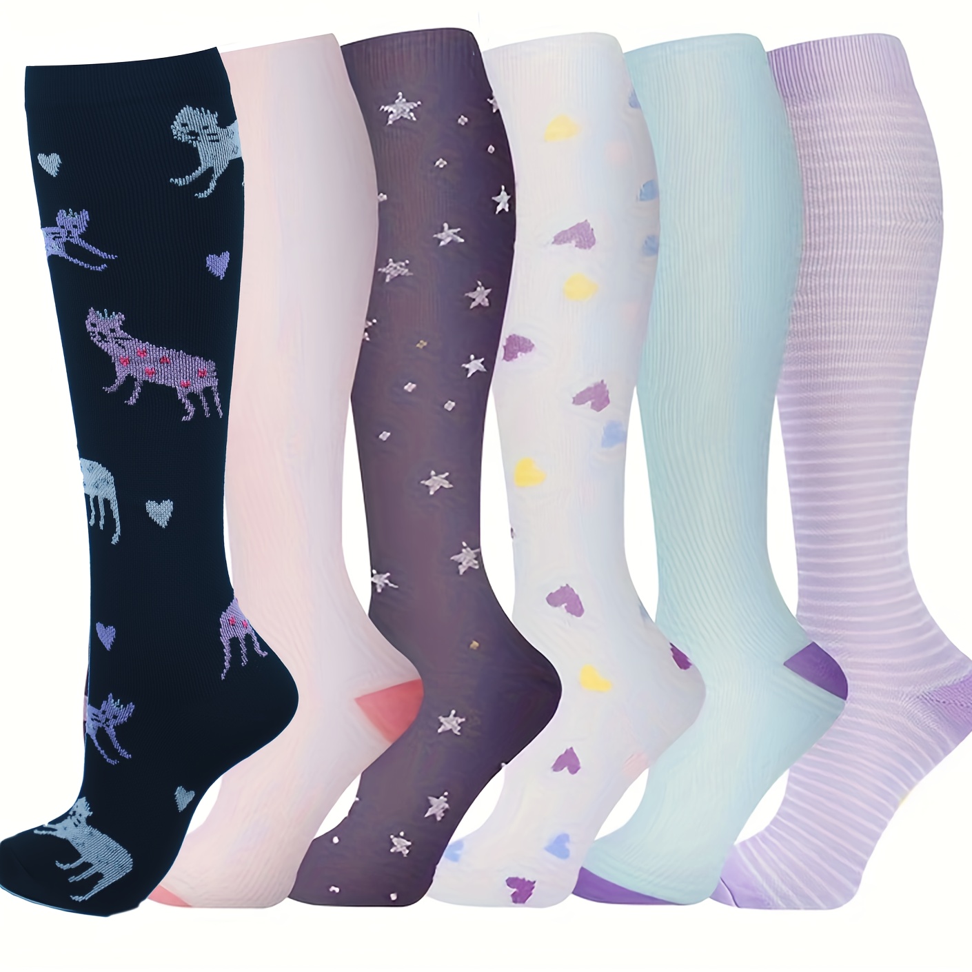 6 Pairs Of Tight Socks, Circulating 15-25mm Mercury Knee Socks Suitable For Running And Cycling
6 Pairs Of Tight Socks, Circulating 15-25mm Mercury Knee Socks Suitable For Running And Cycling