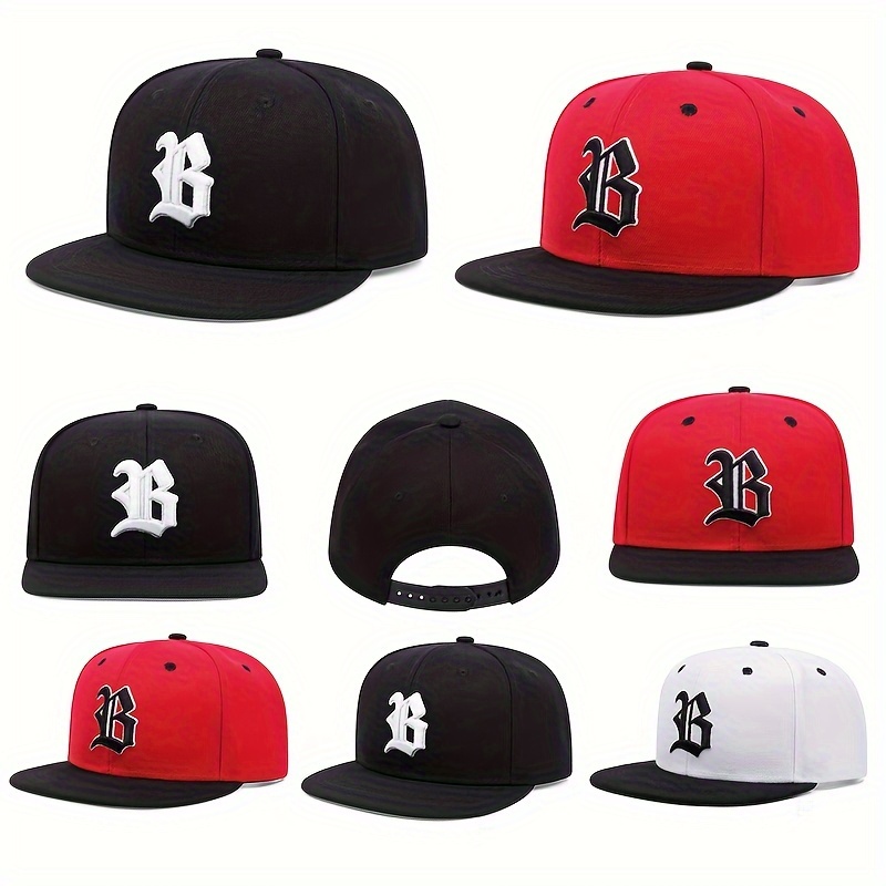 Gothic B Embroidery Baseball Cap Color Block Hip Hop Snapback Hat Lightweight Adjustable Dad Hats For Women Men
Gothic B Embroidery Baseball Cap Color Block Hip Hop Snapback Hat Lightweight Adjustable Dad Hats For Women Men