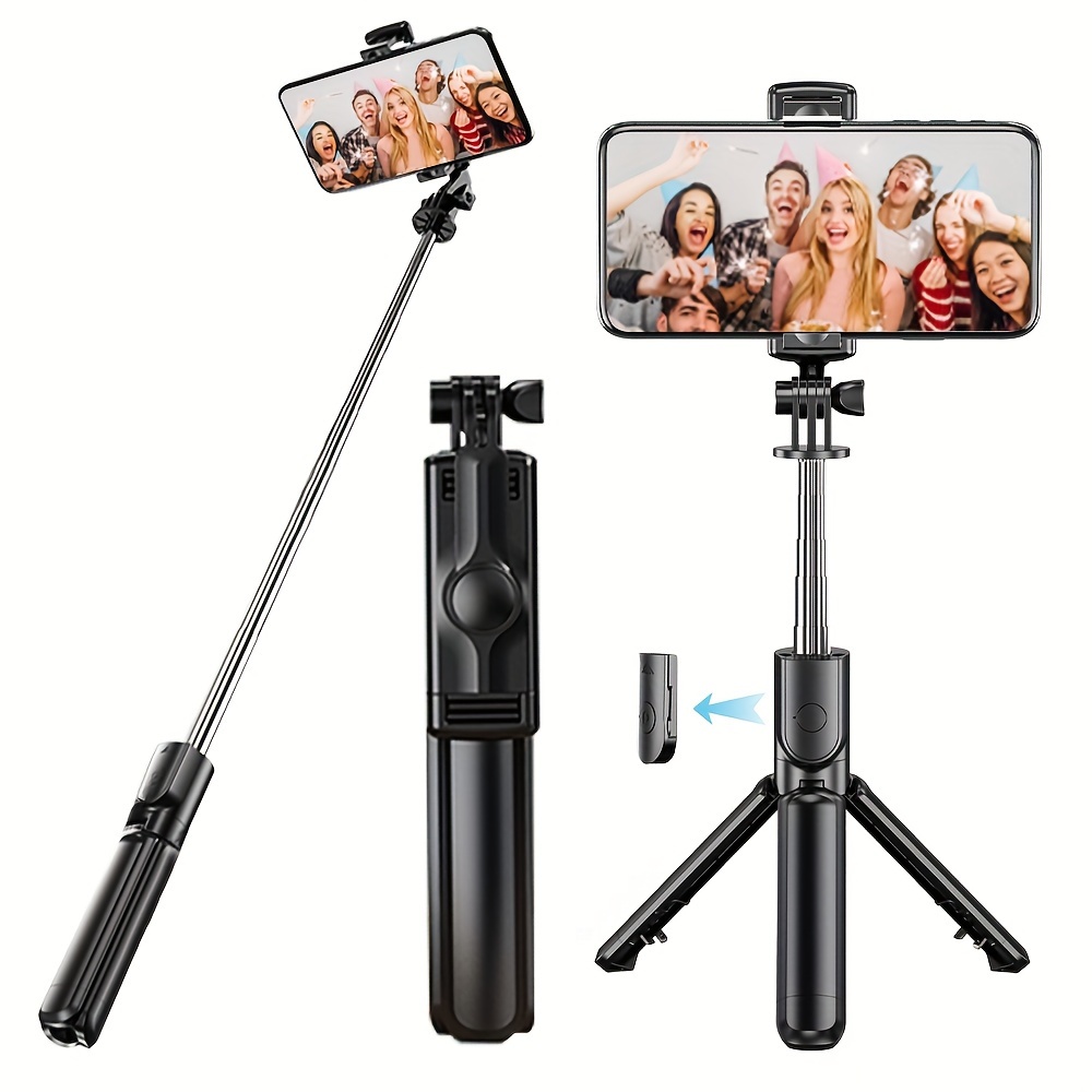 Wireless Selfie Stick With Extendable Tripod Stand, Detachable Remote Shutter, Battery-powered Plastic Selfie Stick For Video Recording, Photography, Live Streaming, Vlogging, And Parties
Wireless Selfie Stick With Extendable Tripod Stand, Detachable Remote Shutter, Battery-powered Plastic Selfie Stick For Video Recording, Photography, Live Streaming, Vlogging, And Parties